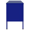 Mueble Para Tv De Acero Azul Marino 105x35x50 Cm