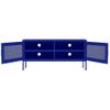 Mueble Para Tv De Acero Azul Marino 105x35x50 Cm