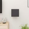 Mueble De Pared Para Tv Gris 30,5x30x30 Cm