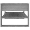 Mesa De Centro Madera Contrachapada Gris Sonoma 102x55x45 Cm