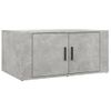 Mesa De Centro Madera Contrachapada Gris Hormigón 80x50x36 Cm