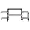 Mueble Para Tv Madera Contrachapada Gris Sonoma 117x35x52 Cm