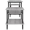 Mueble Para Tv Madera Contrachapada Gris Sonoma 117x35x52 Cm