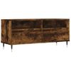 Mueble De Tv Madera Contrachapada Roble Ahumado 100x34,5x44,5cm