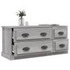 Mueble Para Tv Madera Contrachapada Gris Sonoma 100x35,5x45 Cm