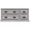 Mueble Para Tv Madera Contrachapada Gris Sonoma 100x35,5x45 Cm