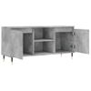 Mueble De Tv Madera De Ingeniería Gris Hormigón 104x35x50 Cm