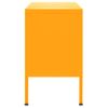 Mueble Para Tv De Acero Amarillo Mostaza 105x35x50 Cm