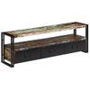 Mueble Para Tv De Madera Maciza Reciclada 120x30x40 Cm