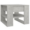 Mesa De Centro Madera Contrachapada Gris Hormigón 55,5x55x45 Cm