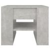 Mesa De Centro Madera Contrachapada Gris Hormigón 55,5x55x45 Cm