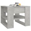 Mesa De Centro Madera Contrachapada Gris Hormigón 55,5x55x45 Cm