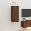 Mueble Para Tv De Pared Roble Marrón 40x34,5x100 Cm