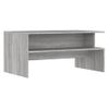 Mesa De Centro Madera De Ingeniería Gris Sonoma 90x55x42,5 Cm