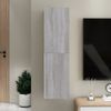 Mueble Para Tv De Pared Gris Sonoma 30,5x30x110 Cm