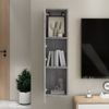 Mueble Para Tv De Pared Gris Sonoma 30,5x30x110 Cm