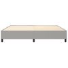 Estructura De Cama Box Spring Tela Gris Claro 200x200 Cm