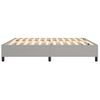 Estructura De Cama Box Spring Tela Gris Claro 200x200 Cm