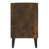 Mueble Para Tv Con Patas De Metal Roble Ahumado 103,5x30x50 Cm