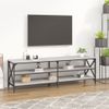 Mueble De Tv Madera Contrachapada Gris Sonoma 160x40x50 Cm