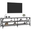 Mueble De Tv Madera Contrachapada Gris Sonoma 160x40x50 Cm