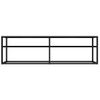 Mueble Para Tv Vidrio Templado Negro 140x40x40,5 Cm