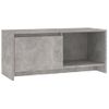 Mueble Para Tv Madera Contrachapada Gris Hormigón 90x35x40 Cm