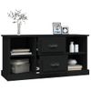 Mueble Para Tv Madera Contrachapada Negro 99,5x35,5x48 Cm