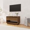 Mueble De Tv De Madera De Ingeniería Marrón Roble 70x41x44 Cm