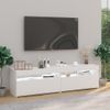 Muebles De Tv Con Luces Led 2 Unidades Blanco 75x35x40 Cm