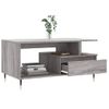 Mesa De Centro Madera Contrachapada Gris Sonoma 90x49x45 Cm