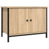 Mueble De Tv Madera Contrachapada Roble Sonoma 60x35x45 Cm