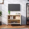 Mueble De Tv Madera Contrachapada Roble Sonoma 60x35x45 Cm