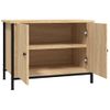 Mueble De Tv Madera Contrachapada Roble Sonoma 60x35x45 Cm