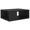 Mesa De Centro Madera Contrachapada Negro 90x67x33 Cm