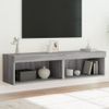 Mueble De Tv Con Luces Led Gris Sonoma 60x30x30 Cm