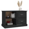 Mueble Para Tv Madera Contrachapada Negro 73x35,5x47,5 Cm