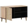 Mueble De Tv Madera Maciza De Mango 80x31x46 Cm