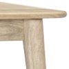 Mesa De Centro De Madera Maciza De Mango 45x45x40 Cm