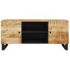 Mueble De Tv Madera Maciza De Mango 105x33x46 Cm