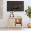 Mueble De Tv De Madera Maciza De Pino 70x36,5x52 Cm