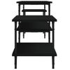 Mueble Para Tv Madera Contrachapada Negro 197x35x52 Cm