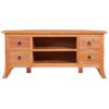 Mueble Para Tv Madera Maciza De Caoba 100x40x45 Cm