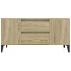 Mueble Para Tv Madera Contrachapada Roble Sonoma 102x44,5x50 Cm