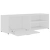 Mueble Para Tv Madera Contrachapada Blanco 120x34x37 Cm