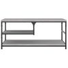 Mesa De Centro Madera Contrachapada Gris Sonoma 90x49x40 Cm