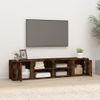 Mueble Tv 2 Unidades Madera Contrachapada Roble Ahumado 80x31,5x36cm