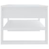 Mesa De Centro Madera Contrachapada Blanco 102x55x42 Cm