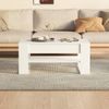 Mesa De Centro Madera Contrachapada Blanco 102x55x42 Cm