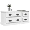 Mueble Para Tv Madera Contrachapada Blanco 100x35,5x45 Cm